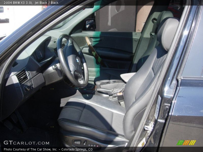 Jet Black / Black 2004 BMW X3 3.0i