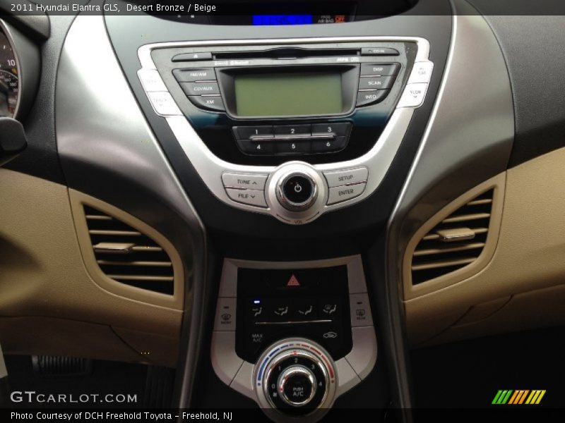 Desert Bronze / Beige 2011 Hyundai Elantra GLS