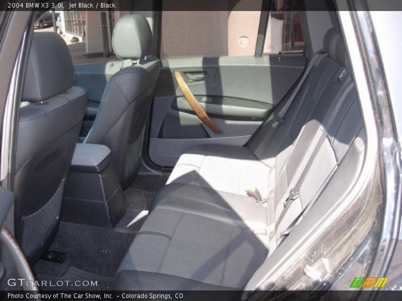 Jet Black / Black 2004 BMW X3 3.0i
