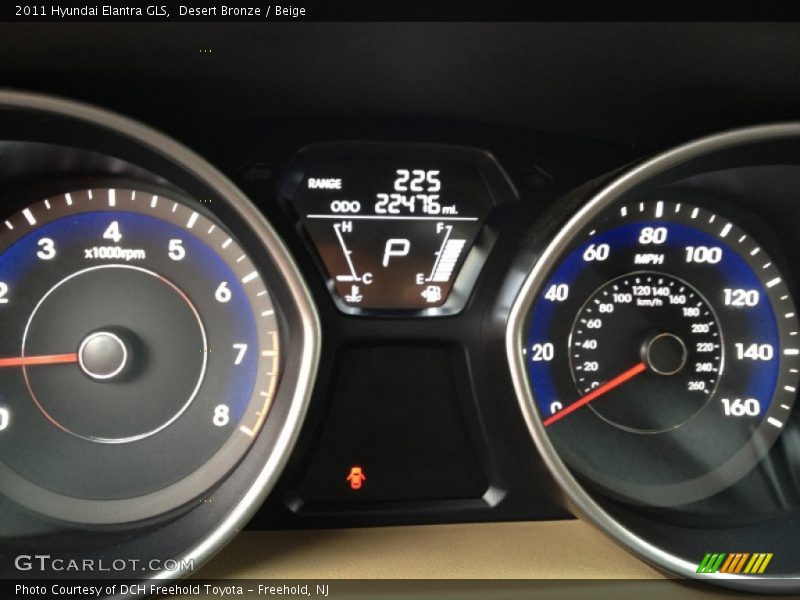 Desert Bronze / Beige 2011 Hyundai Elantra GLS
