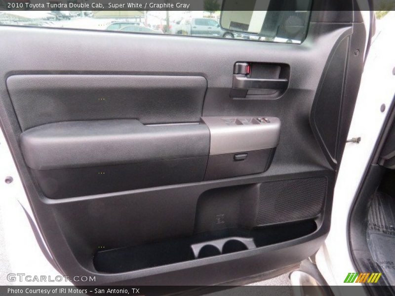 Super White / Graphite Gray 2010 Toyota Tundra Double Cab