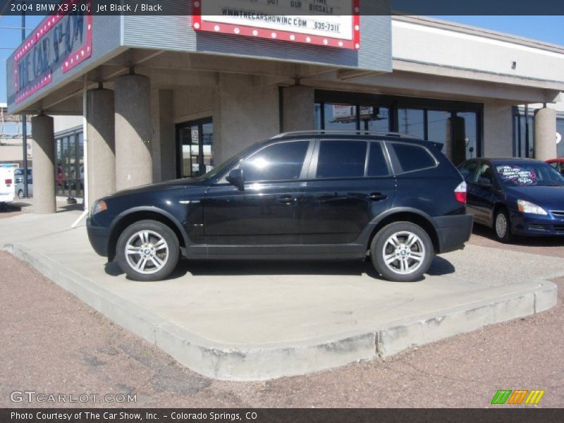Jet Black / Black 2004 BMW X3 3.0i