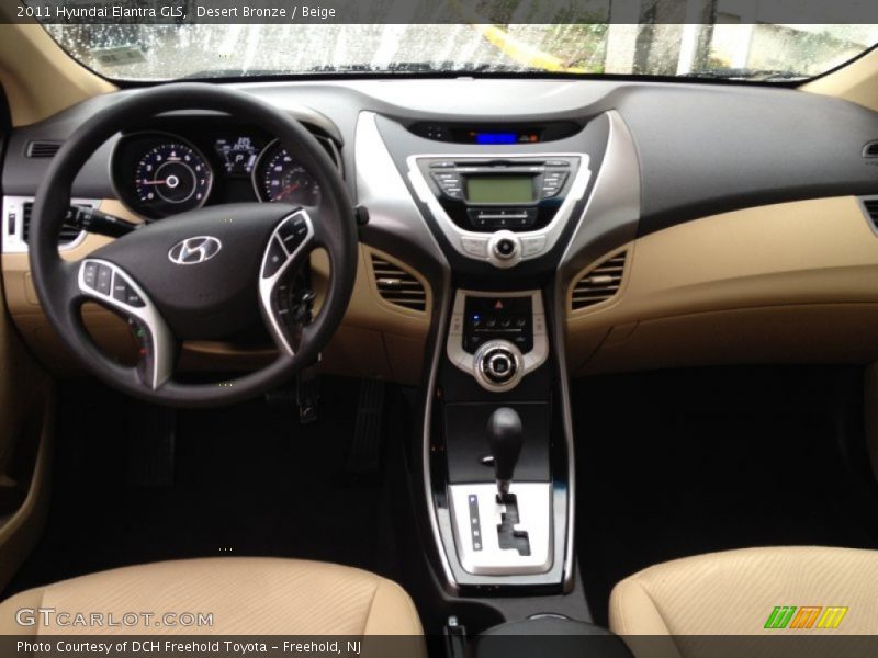 Desert Bronze / Beige 2011 Hyundai Elantra GLS