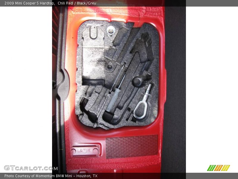 Chili Red / Black/Grey 2009 Mini Cooper S Hardtop