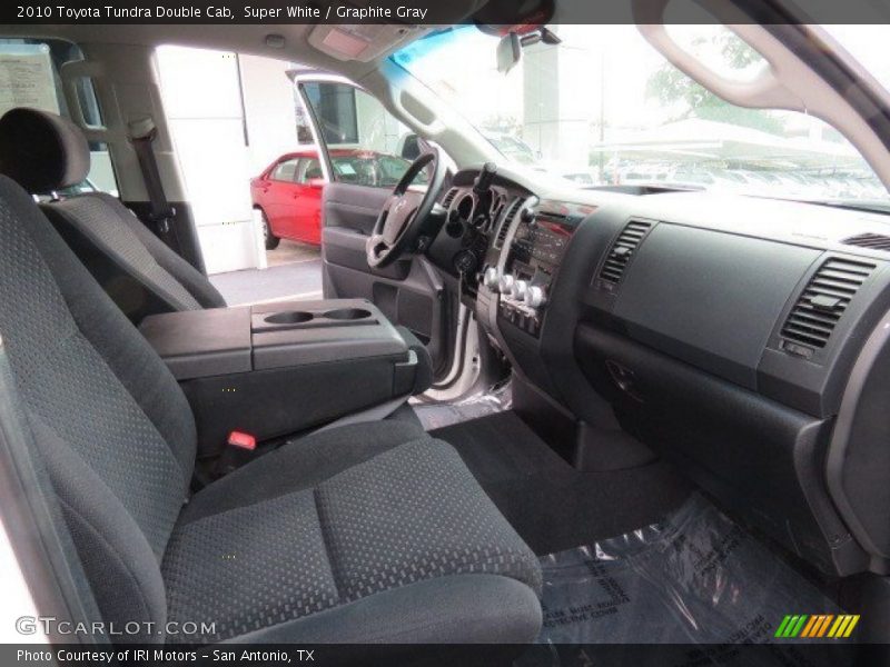 Super White / Graphite Gray 2010 Toyota Tundra Double Cab