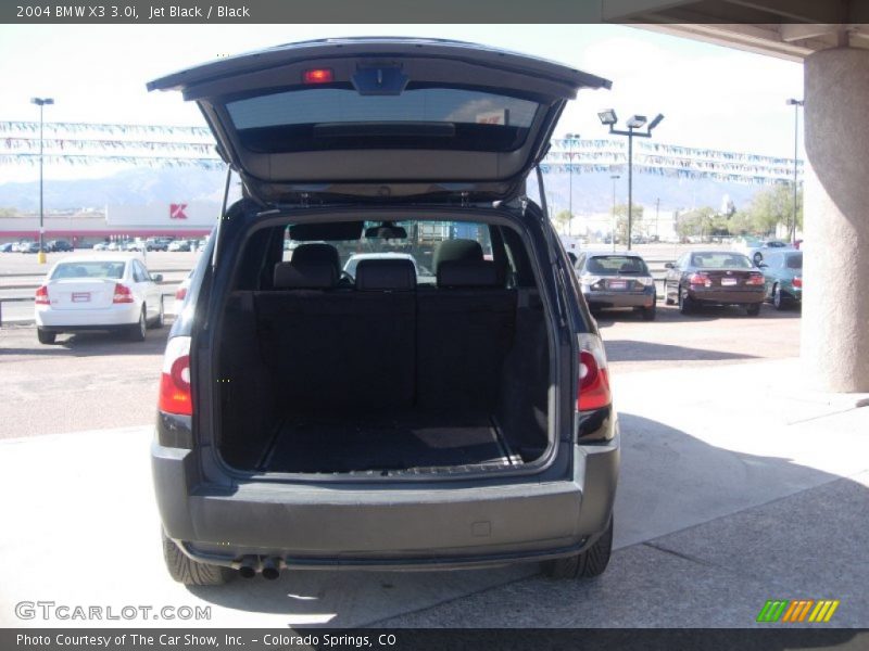 Jet Black / Black 2004 BMW X3 3.0i