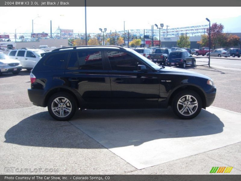 Jet Black / Black 2004 BMW X3 3.0i