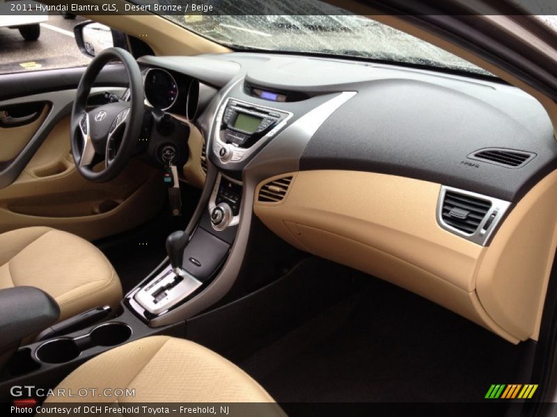 Desert Bronze / Beige 2011 Hyundai Elantra GLS