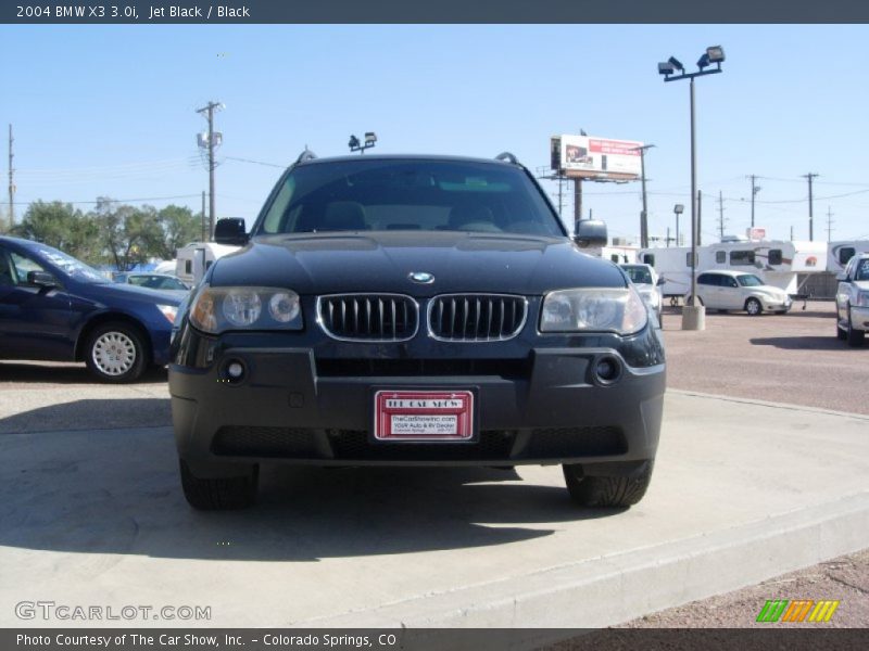 Jet Black / Black 2004 BMW X3 3.0i