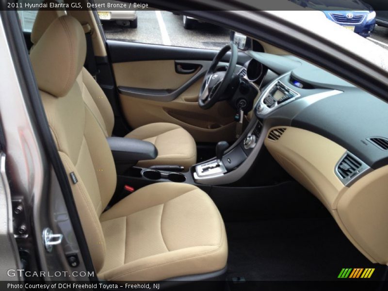 Desert Bronze / Beige 2011 Hyundai Elantra GLS