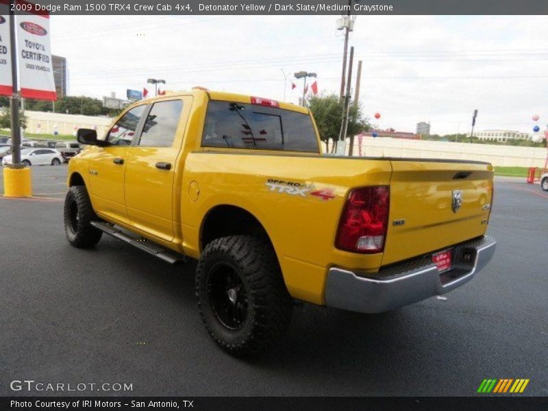 Detonator Yellow / Dark Slate/Medium Graystone 2009 Dodge Ram 1500 TRX4 Crew Cab 4x4