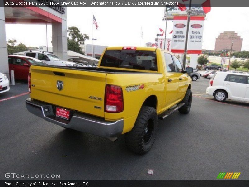 Detonator Yellow / Dark Slate/Medium Graystone 2009 Dodge Ram 1500 TRX4 Crew Cab 4x4