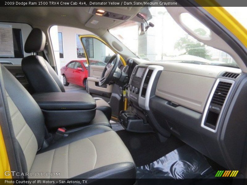 Detonator Yellow / Dark Slate/Medium Graystone 2009 Dodge Ram 1500 TRX4 Crew Cab 4x4