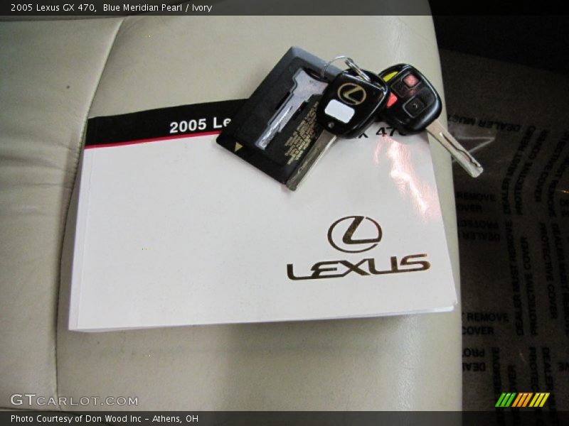 Blue Meridian Pearl / Ivory 2005 Lexus GX 470