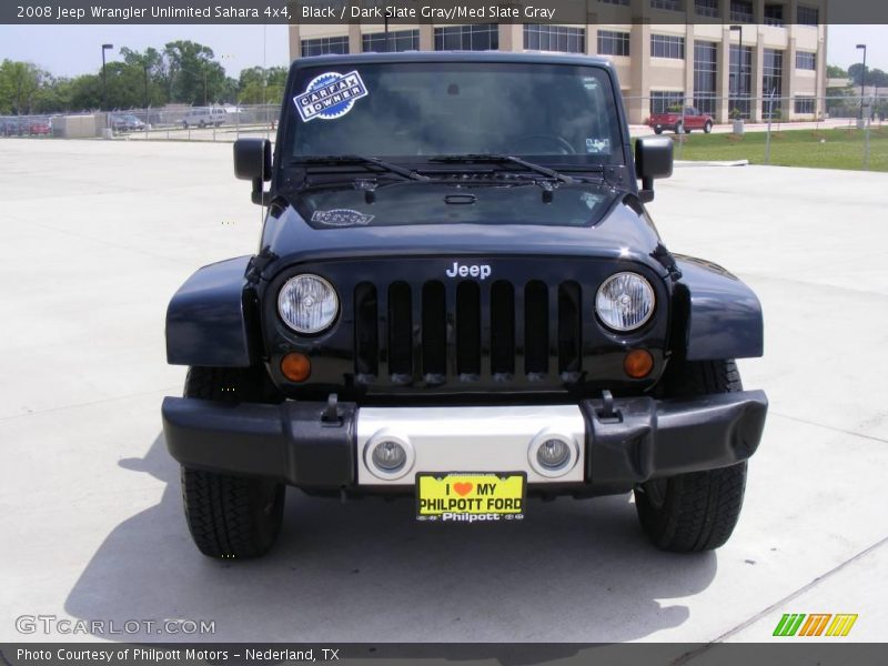 Black / Dark Slate Gray/Med Slate Gray 2008 Jeep Wrangler Unlimited Sahara 4x4