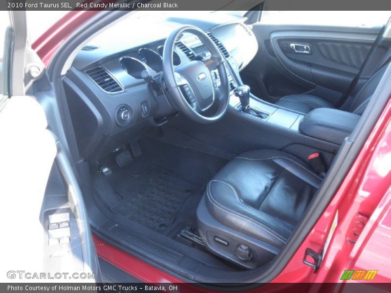 Red Candy Metallic / Charcoal Black 2010 Ford Taurus SEL