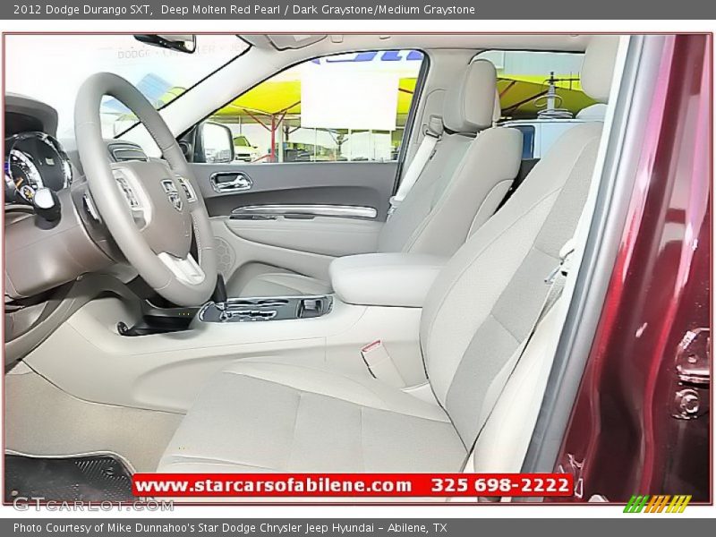 Deep Molten Red Pearl / Dark Graystone/Medium Graystone 2012 Dodge Durango SXT