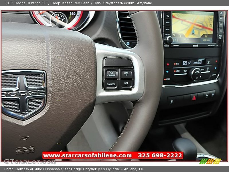 Deep Molten Red Pearl / Dark Graystone/Medium Graystone 2012 Dodge Durango SXT