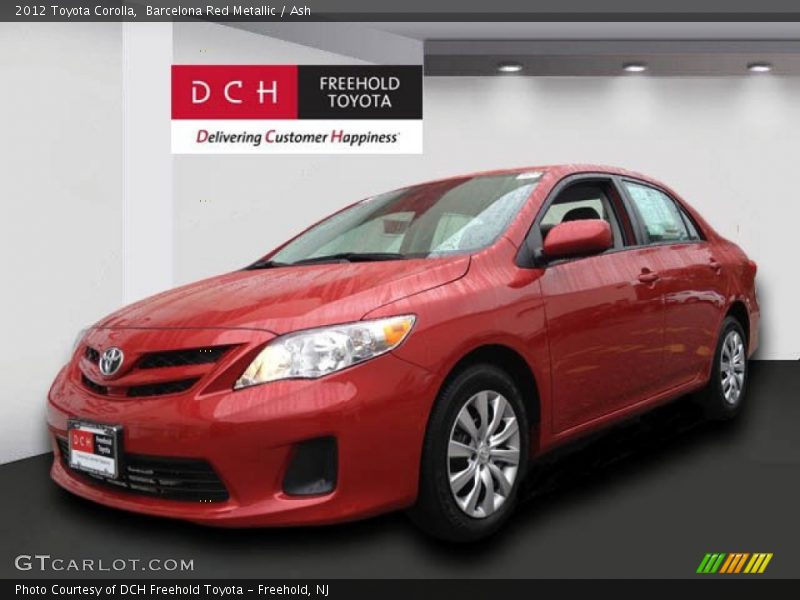 Barcelona Red Metallic / Ash 2012 Toyota Corolla