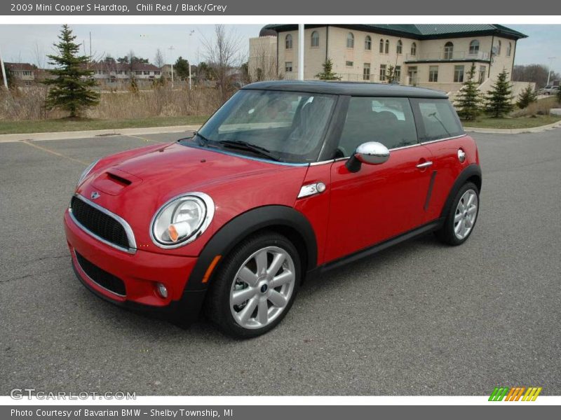 Chili Red / Black/Grey 2009 Mini Cooper S Hardtop