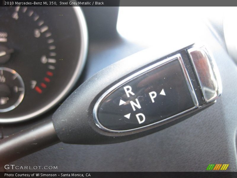 Steel Grey Metallic / Black 2010 Mercedes-Benz ML 350