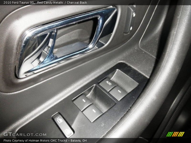 Red Candy Metallic / Charcoal Black 2010 Ford Taurus SEL