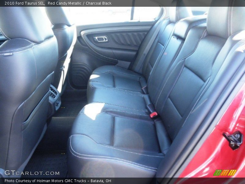 Red Candy Metallic / Charcoal Black 2010 Ford Taurus SEL