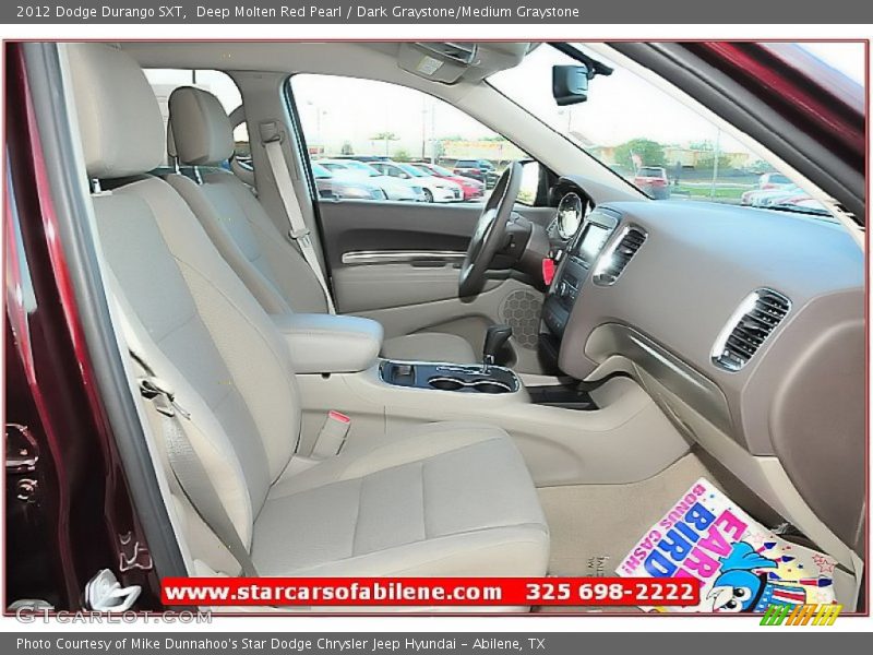 Deep Molten Red Pearl / Dark Graystone/Medium Graystone 2012 Dodge Durango SXT