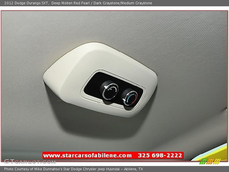 Deep Molten Red Pearl / Dark Graystone/Medium Graystone 2012 Dodge Durango SXT