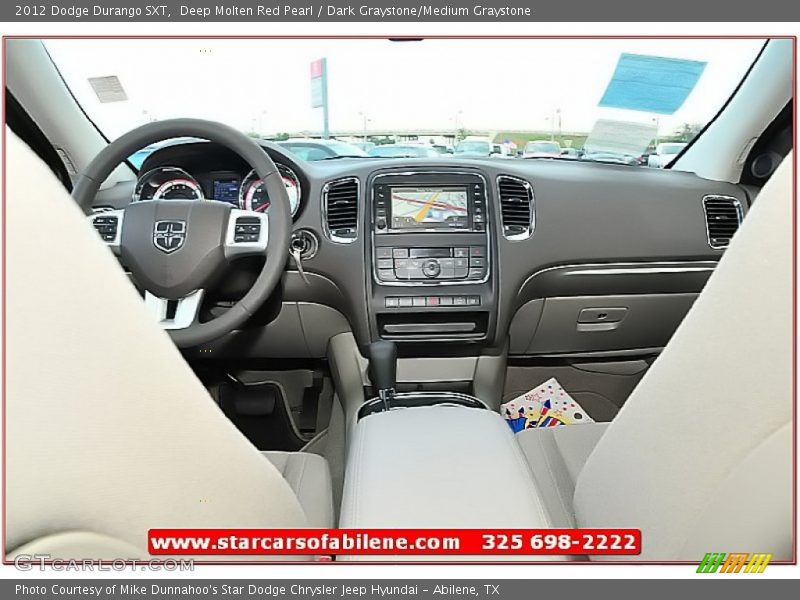 Deep Molten Red Pearl / Dark Graystone/Medium Graystone 2012 Dodge Durango SXT