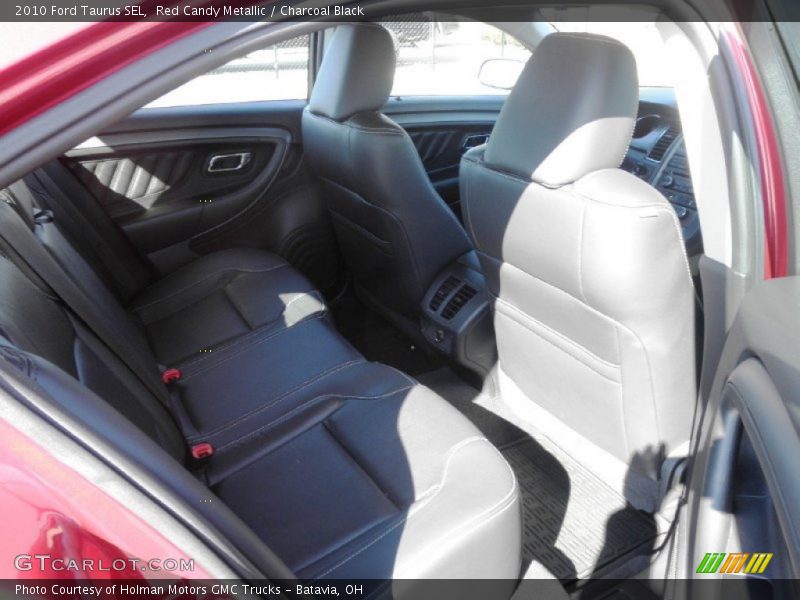 Red Candy Metallic / Charcoal Black 2010 Ford Taurus SEL