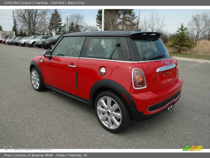 Chili Red / Black/Grey 2009 Mini Cooper S Hardtop
