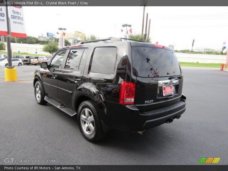 Crystal Black Pearl / Gray 2010 Honda Pilot EX-L