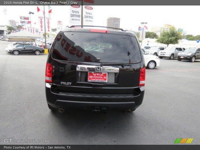Crystal Black Pearl / Gray 2010 Honda Pilot EX-L