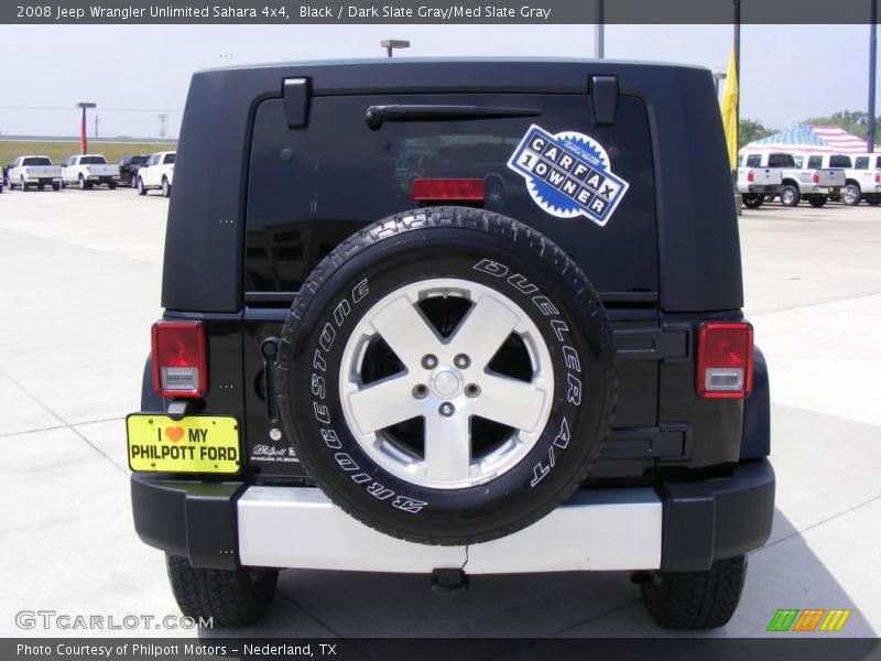 Black / Dark Slate Gray/Med Slate Gray 2008 Jeep Wrangler Unlimited Sahara 4x4