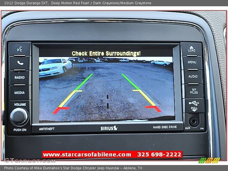 Deep Molten Red Pearl / Dark Graystone/Medium Graystone 2012 Dodge Durango SXT