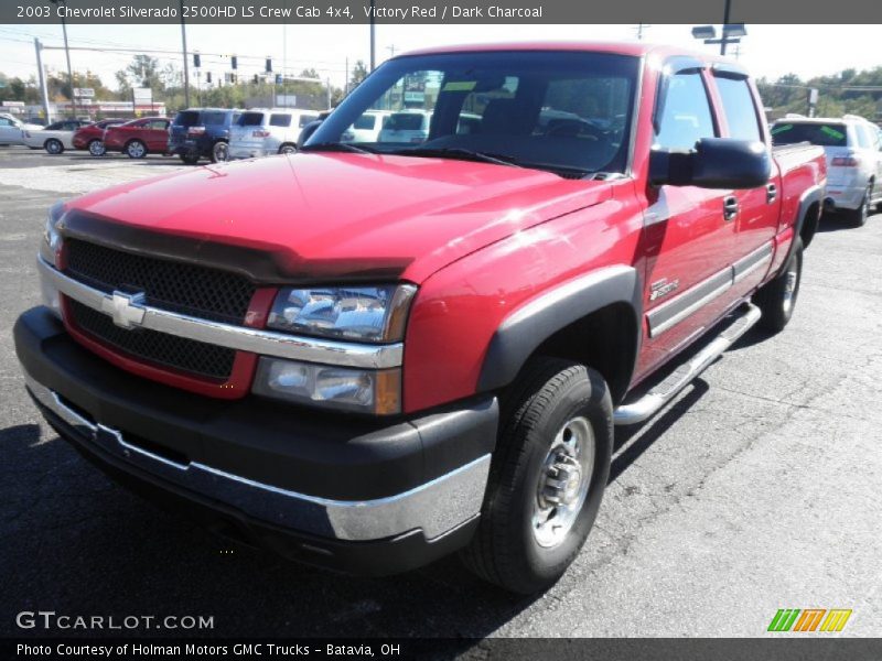 Victory Red / Dark Charcoal 2003 Chevrolet Silverado 2500HD LS Crew Cab 4x4