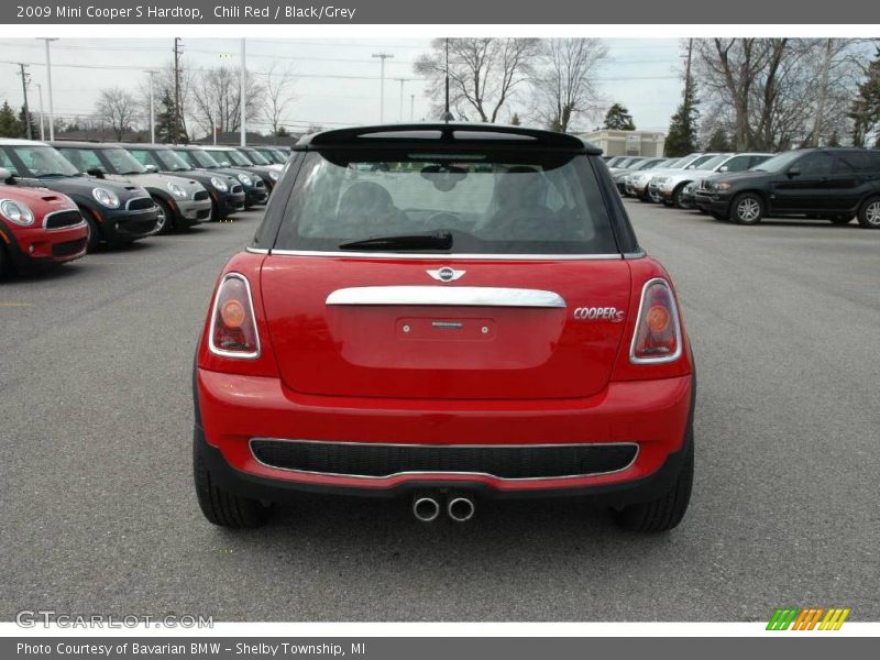 Chili Red / Black/Grey 2009 Mini Cooper S Hardtop