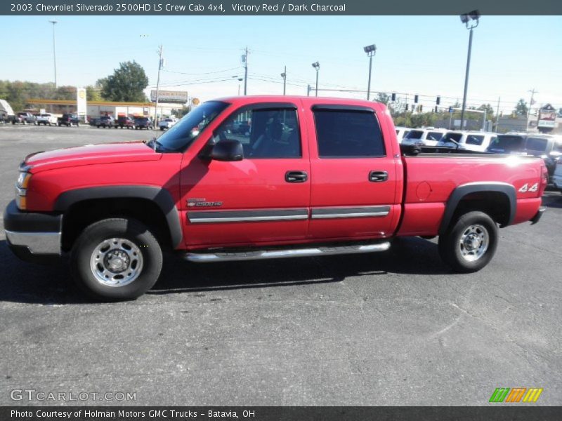 Victory Red / Dark Charcoal 2003 Chevrolet Silverado 2500HD LS Crew Cab 4x4