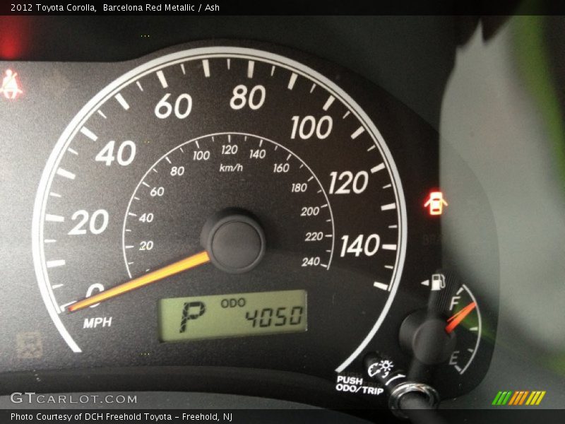 Barcelona Red Metallic / Ash 2012 Toyota Corolla