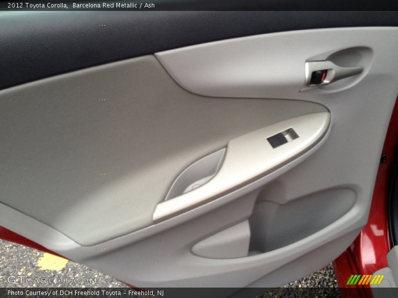 Barcelona Red Metallic / Ash 2012 Toyota Corolla
