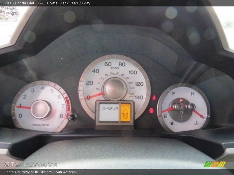 Crystal Black Pearl / Gray 2010 Honda Pilot EX-L