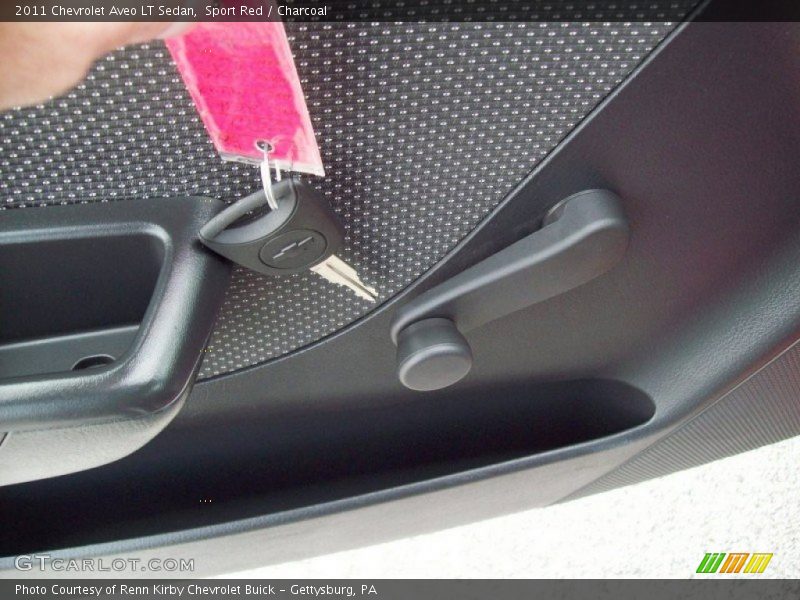 Sport Red / Charcoal 2011 Chevrolet Aveo LT Sedan