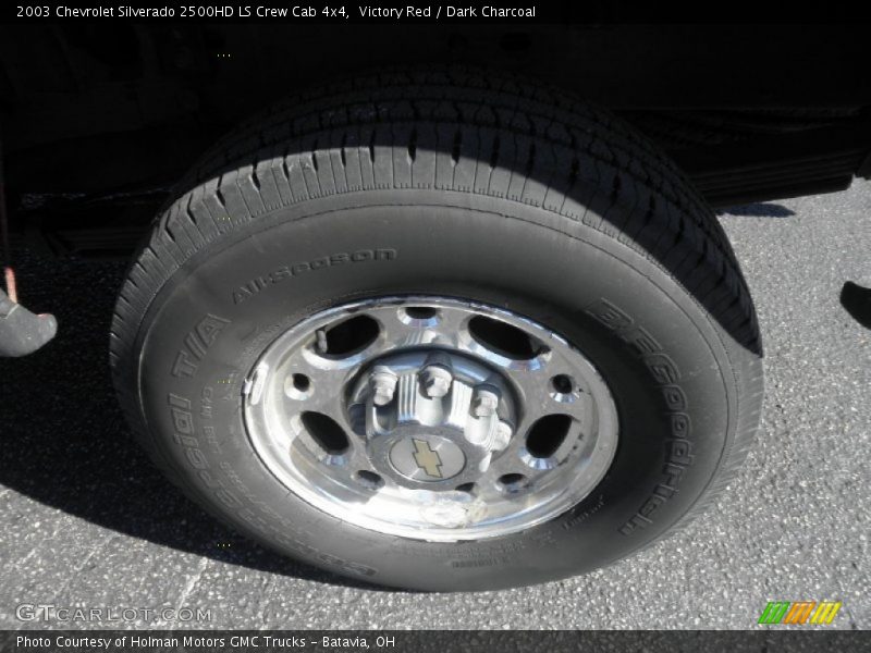 Victory Red / Dark Charcoal 2003 Chevrolet Silverado 2500HD LS Crew Cab 4x4