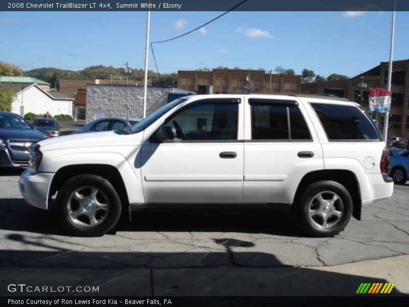 Summit White / Ebony 2008 Chevrolet TrailBlazer LT 4x4