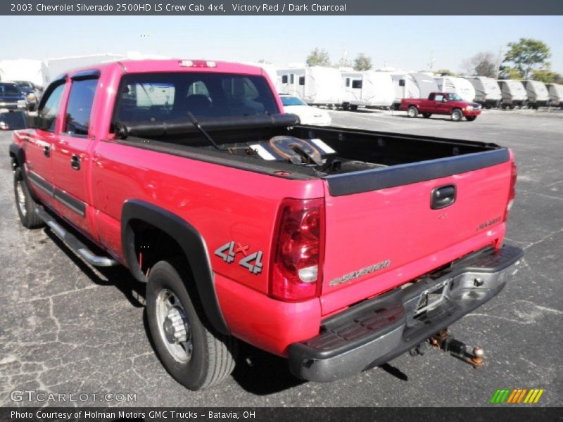 Victory Red / Dark Charcoal 2003 Chevrolet Silverado 2500HD LS Crew Cab 4x4