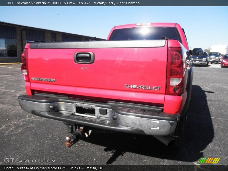 Victory Red / Dark Charcoal 2003 Chevrolet Silverado 2500HD LS Crew Cab 4x4