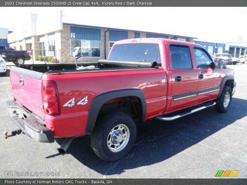 Victory Red / Dark Charcoal 2003 Chevrolet Silverado 2500HD LS Crew Cab 4x4
