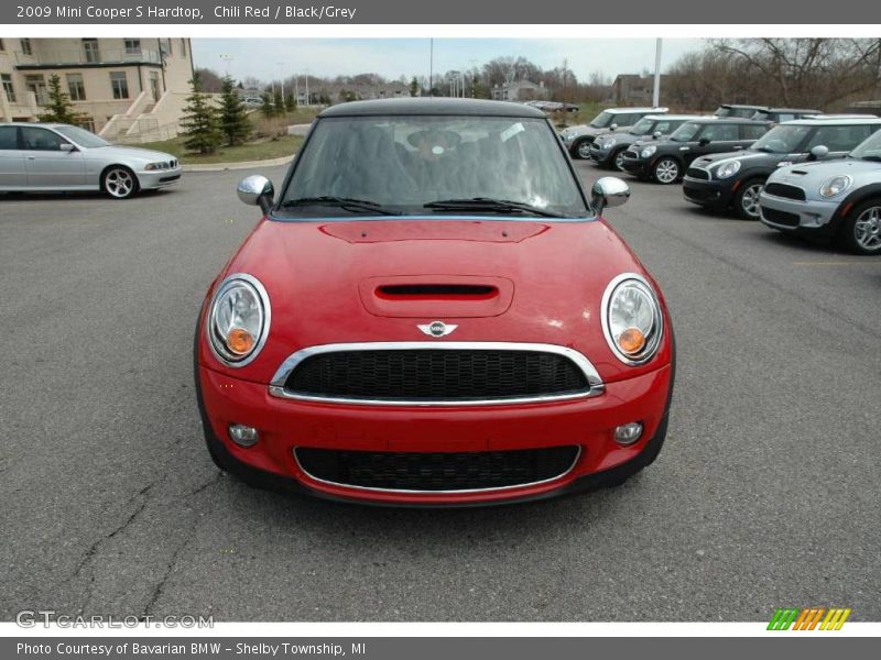 Chili Red / Black/Grey 2009 Mini Cooper S Hardtop