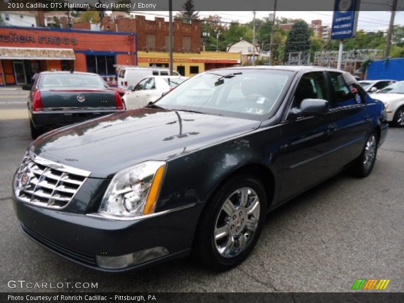 Grey Flannel / Ebony 2010 Cadillac DTS Platinum